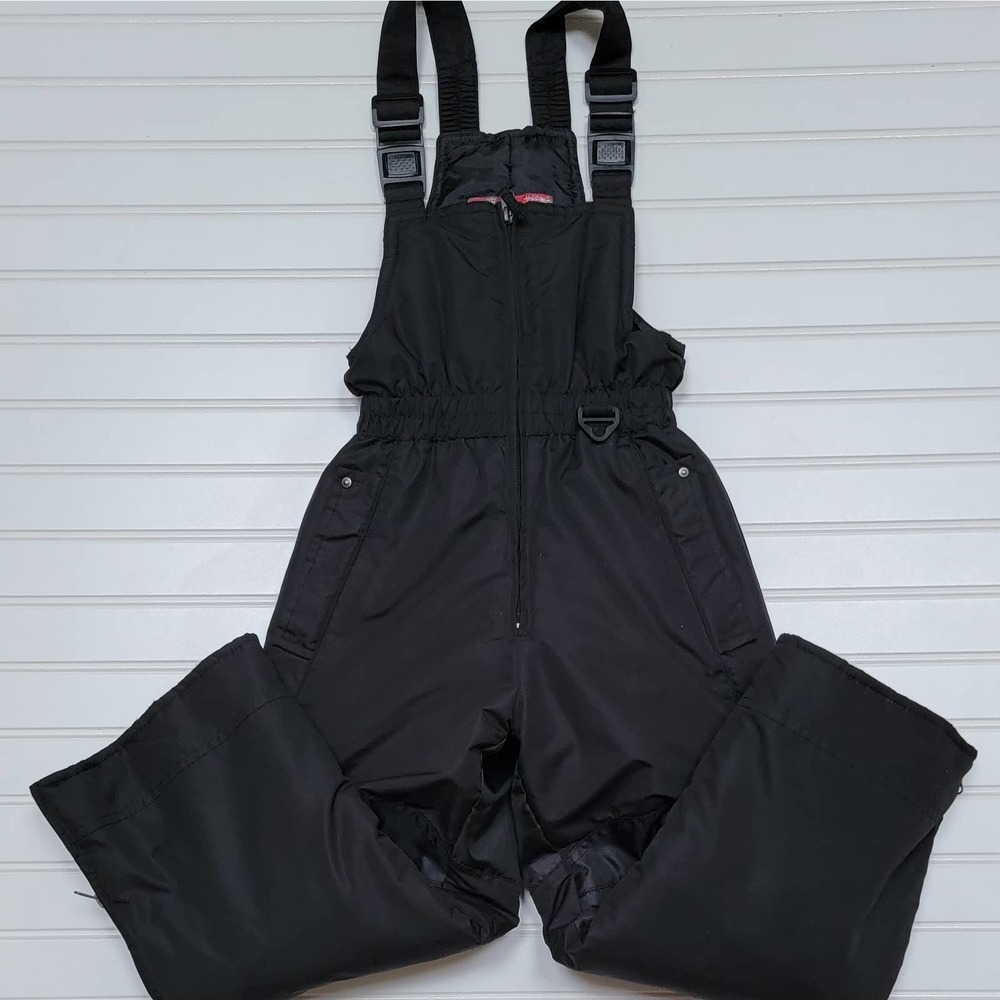 Rugged Bear Black Bib Snow Pants